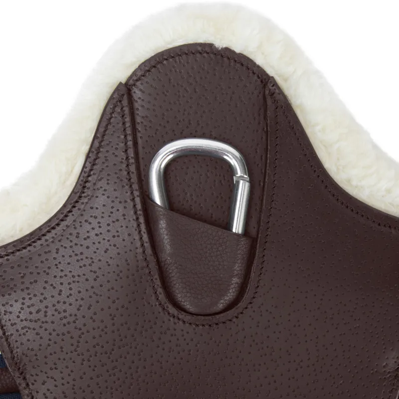 Shires Velociti Lusso Elite Short Stud Girth - Havana-3