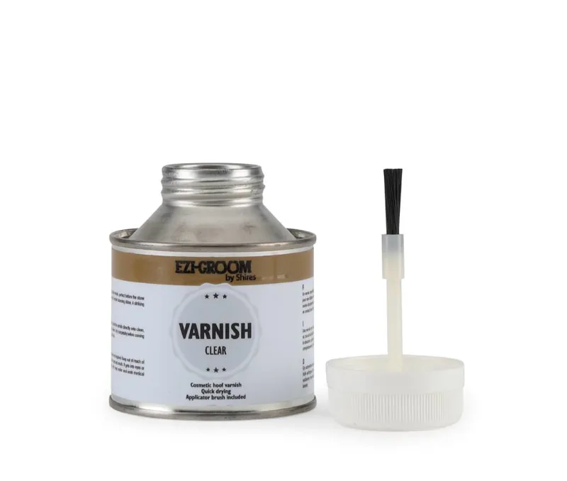 Shires EZI-GROOM Hoof Varnish - Clear-1