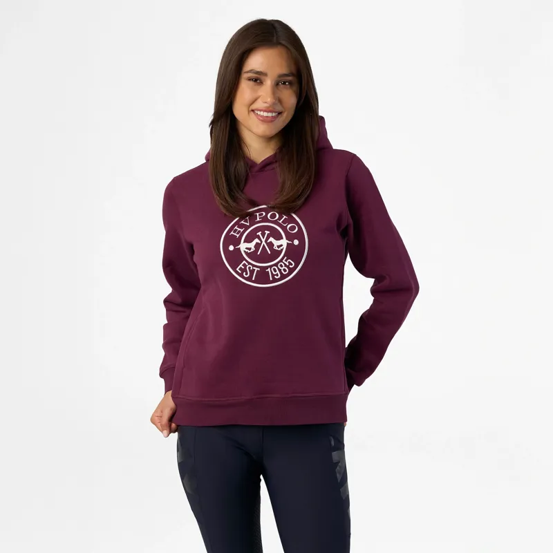 HV Polo Rebecca Hoodie - Wine-1