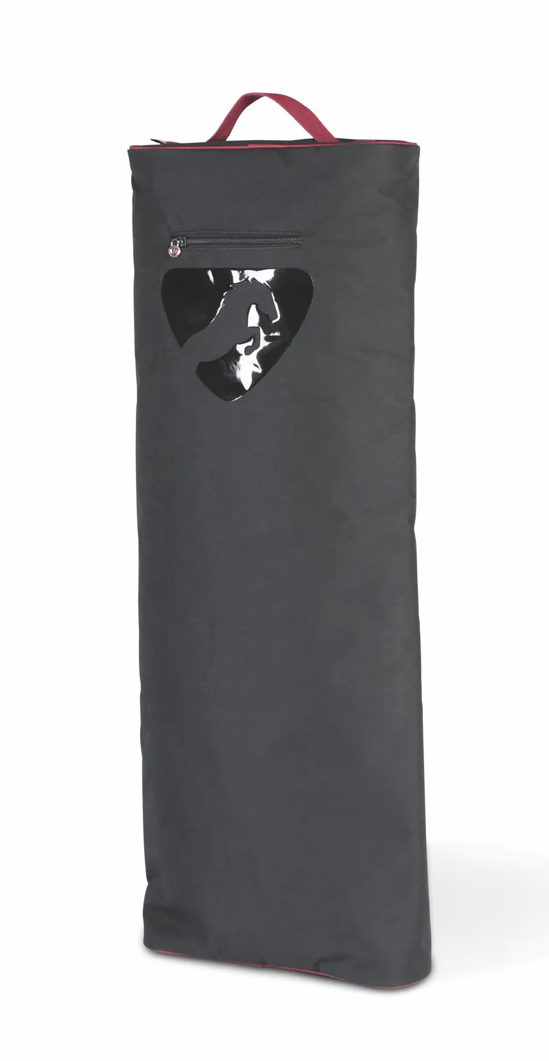 Shires Aubrion Double Bridle Bag - Charcoal-1