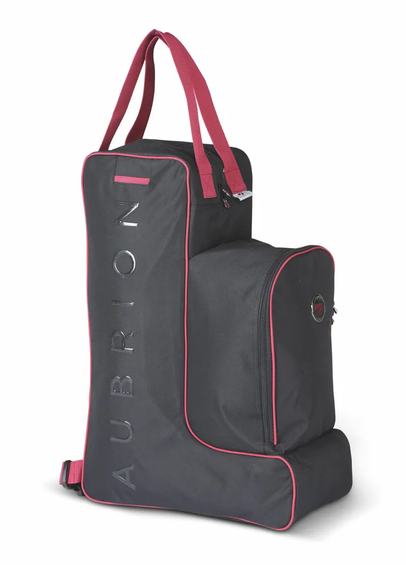 Shires Aubrion Boot Hat and Whip Bag - Charcoal-1