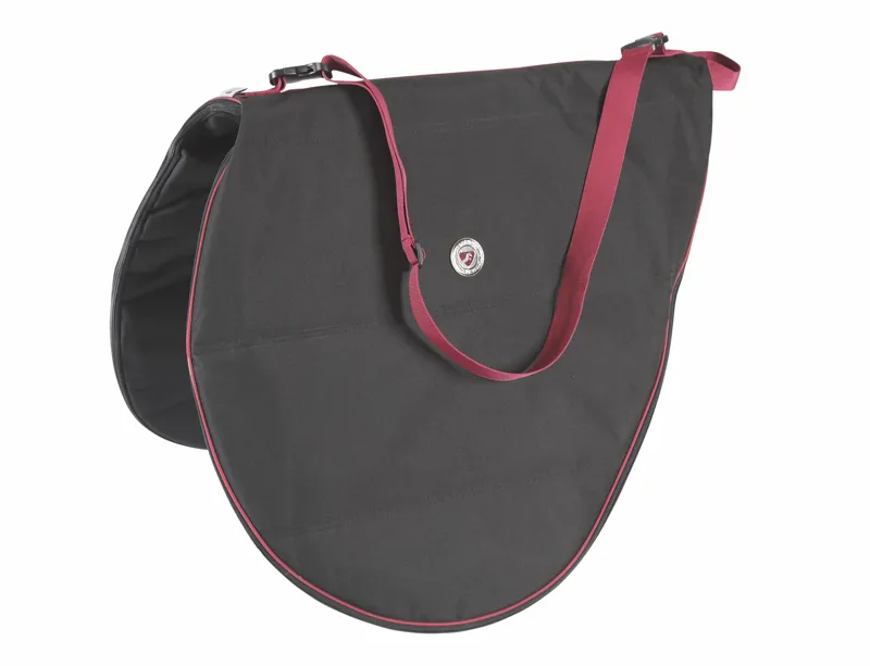 Shires Aubrion Saddle Bag - Charcoal-1