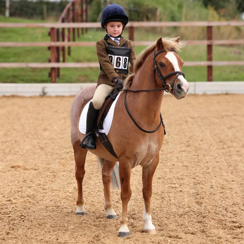 Shires Aubrion Saratoga Children's Jacket - Rust Check-4