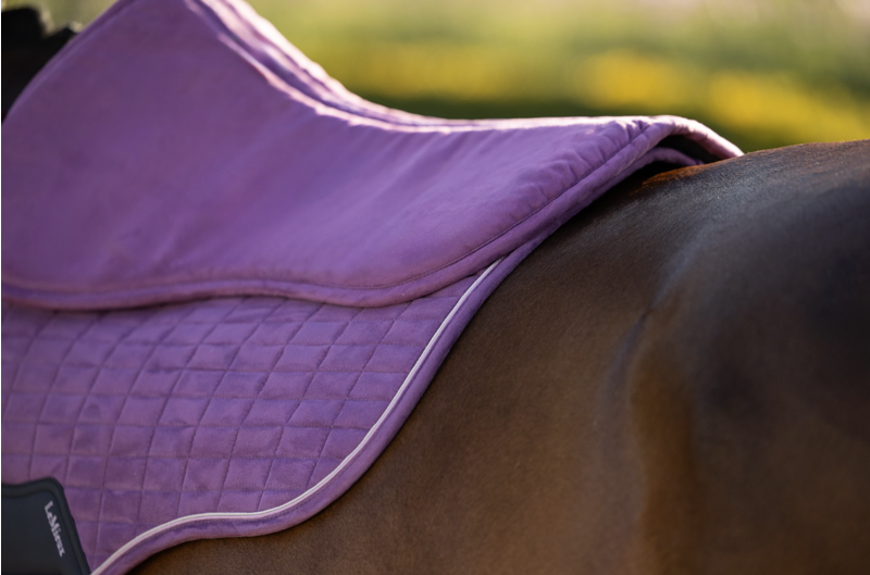 LeMieux Suede Half Pad - Mallow-2