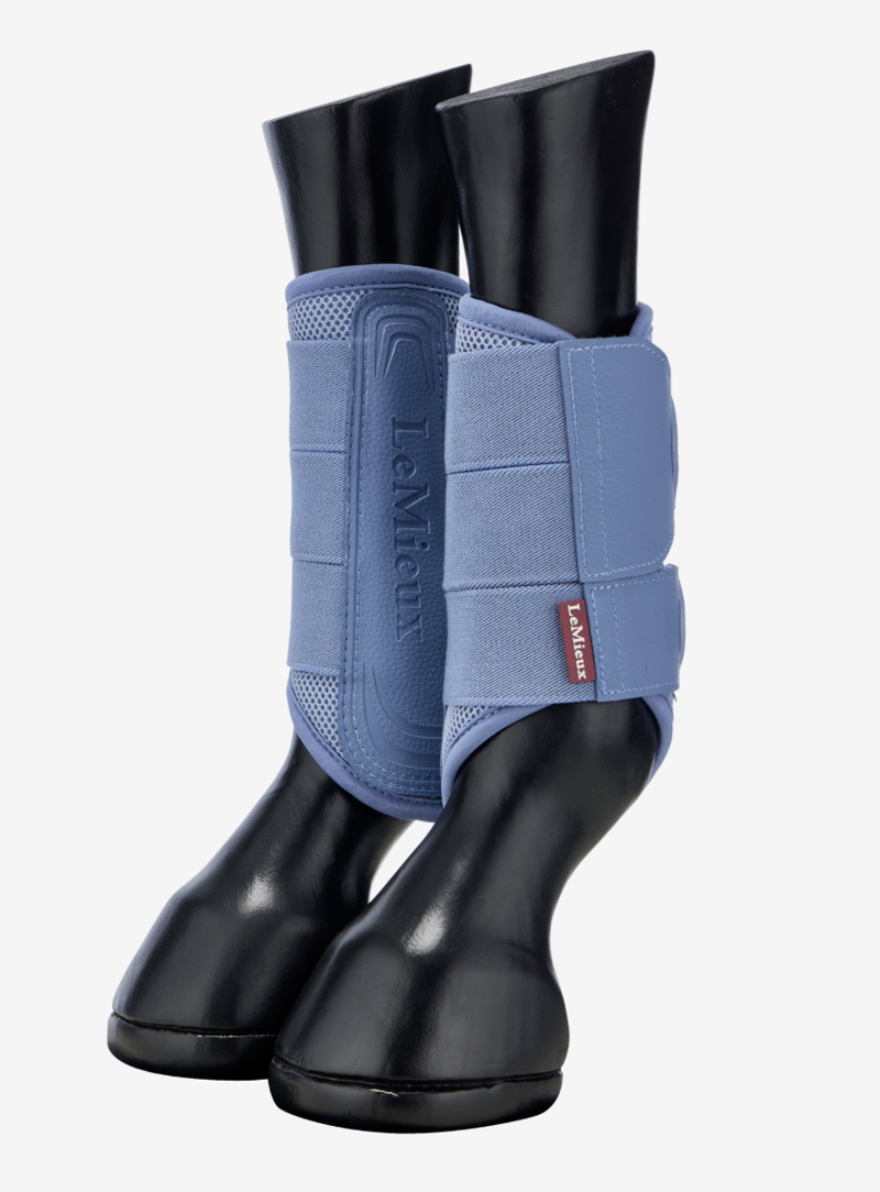 LeMieux Arika Mesh Brushing Boots - Powder Blue-2