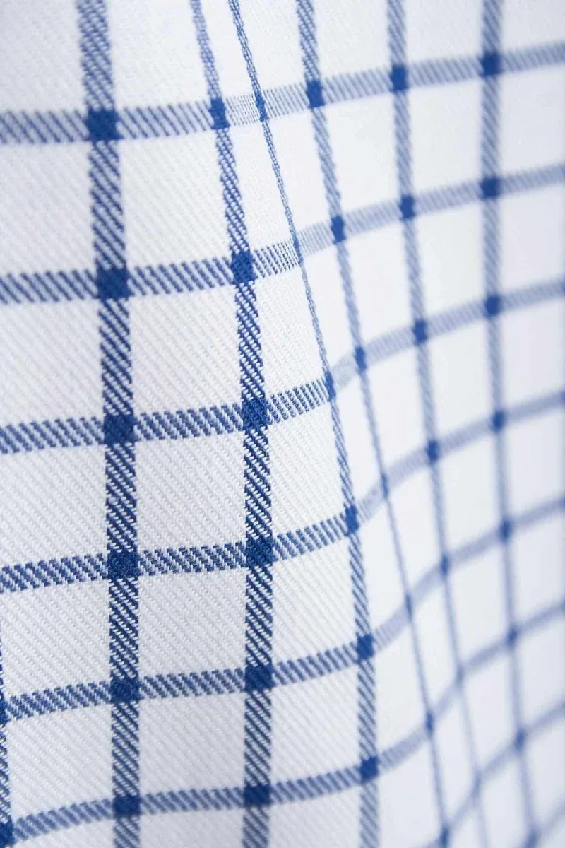 Rydale Men's Richmond Checked Shirts - Richmond Navy/White-7