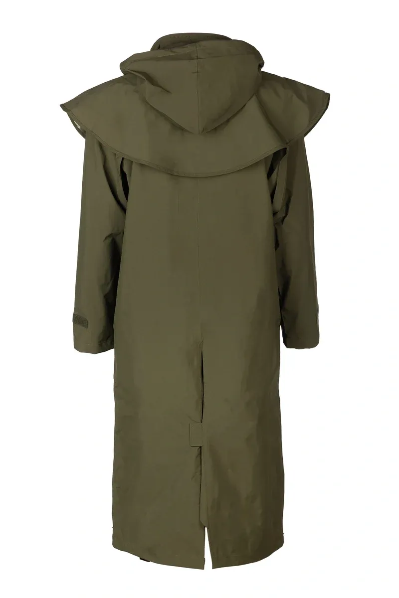 Rydale Ladies Bramham Full Length Coat - Dark Olive-1