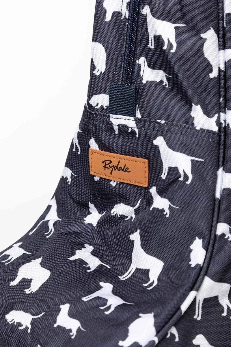 Rydale Wellington Boot Bags - Multi Dog Navy-2