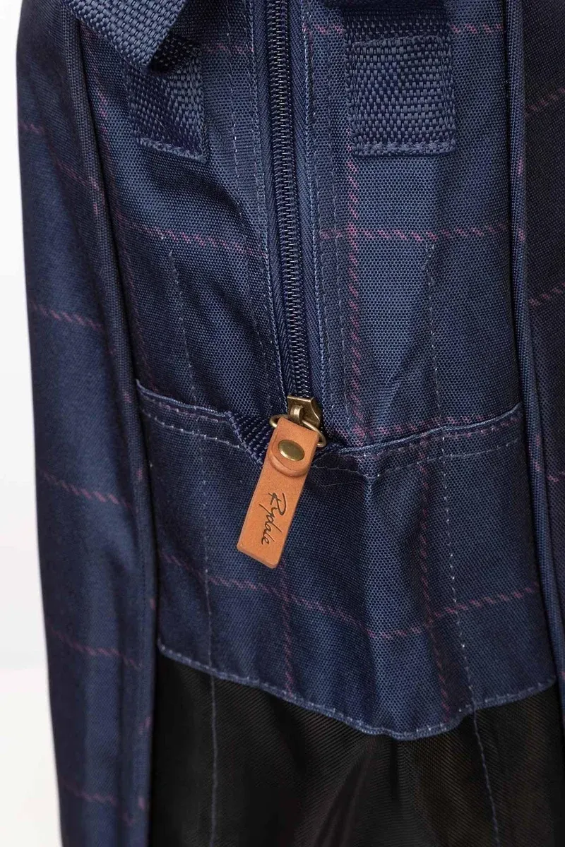 Rydale Wellington Boot Bags - Navy Tweed-2