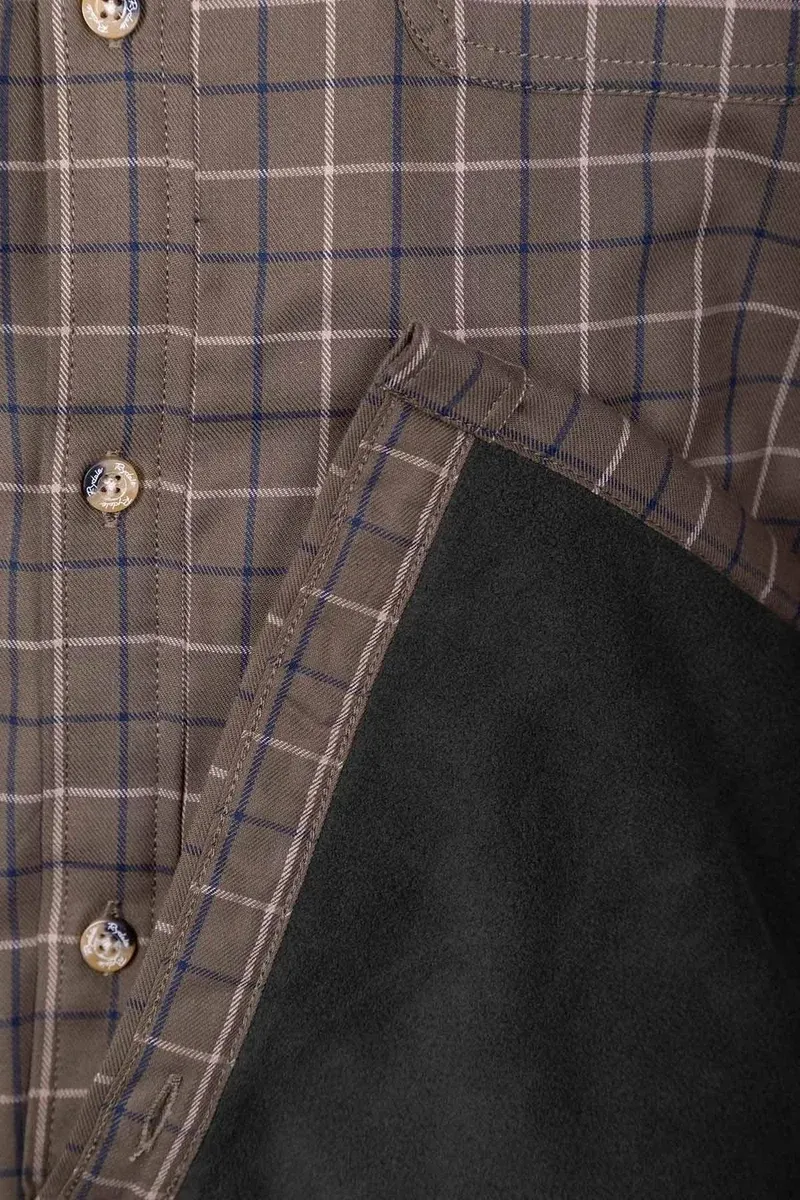 Rydale Men's Fleece Lined Shirt - Gransmoor Olive-5