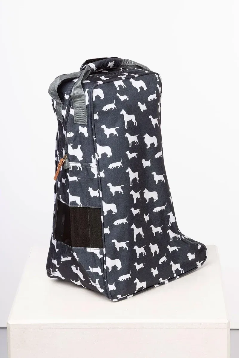Rydale Wellington Boot Bags - Multi Dog Grey-1