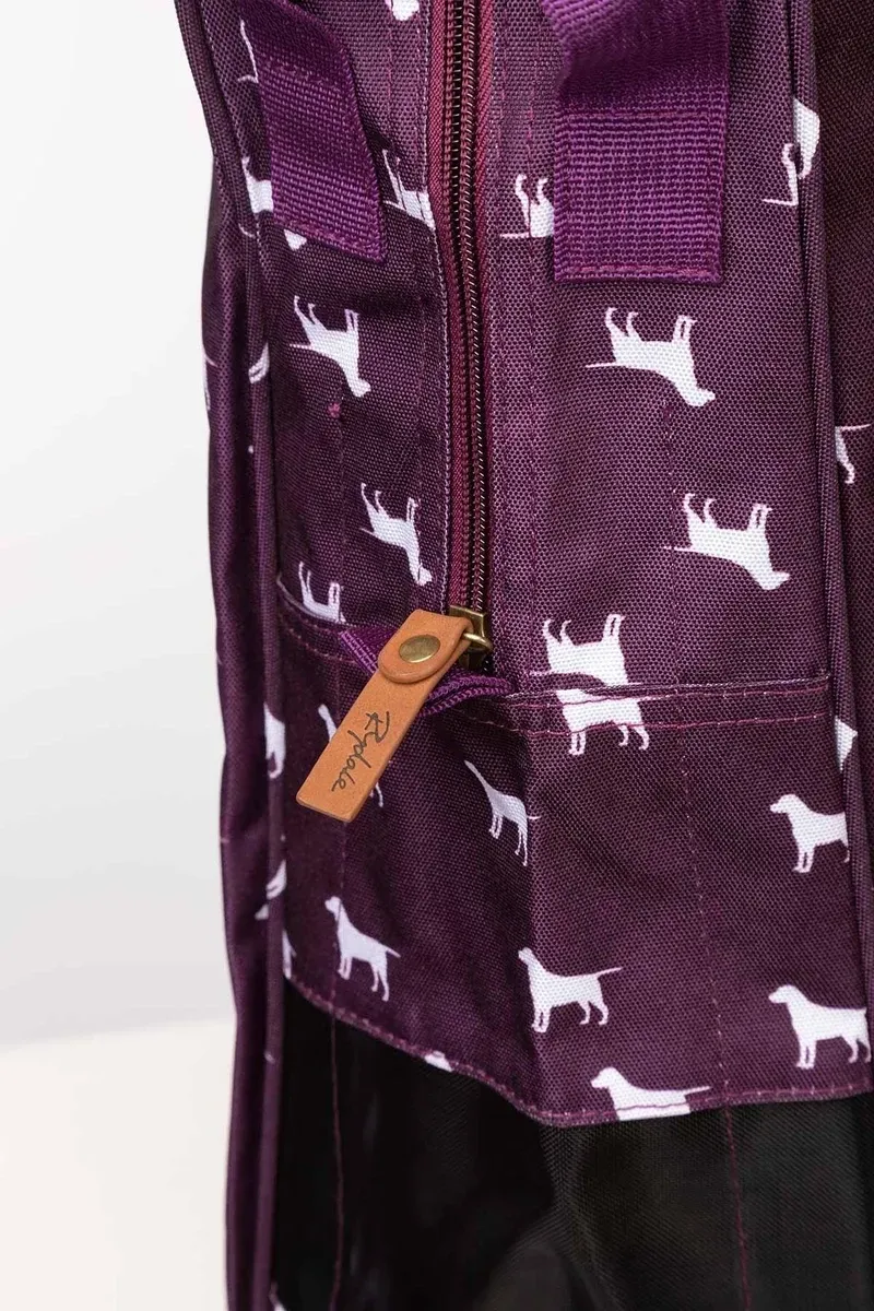 Rydale Wellington Boot Bags - Wagging Dog Berry-2