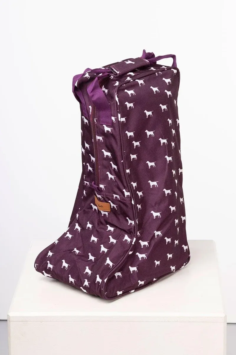Rydale Wellington Boot Bags - Wagging Dog Berry