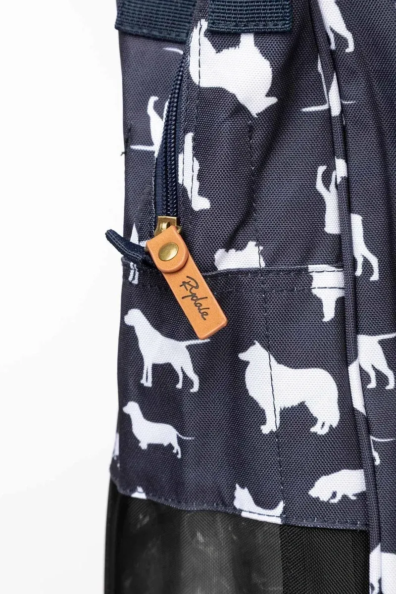 Rydale Wellington Boot Bags - Multi Dog Navy-3