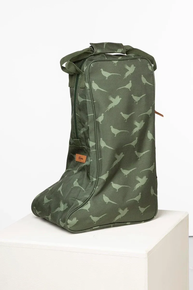 Rydale Wellington Boot Bags - Multi Pheasant Khaki