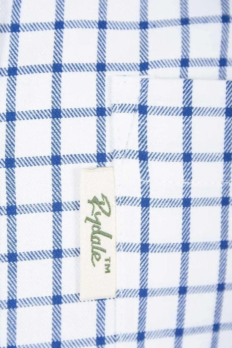 Rydale Men's Richmond Checked Shirts - Richmond Navy/White-6