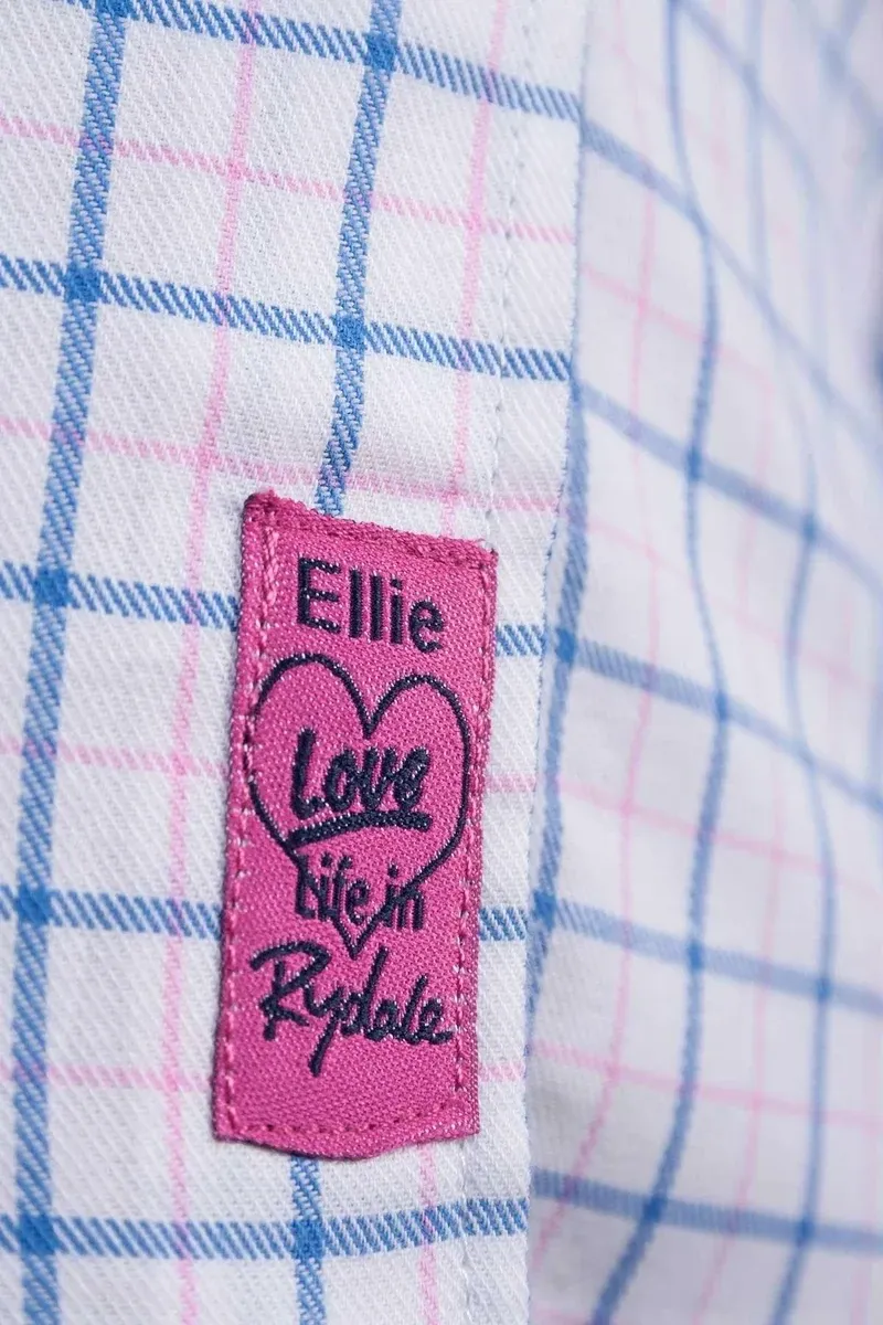 Rydale Country Girls Check Shirts - Ellie Blue-4