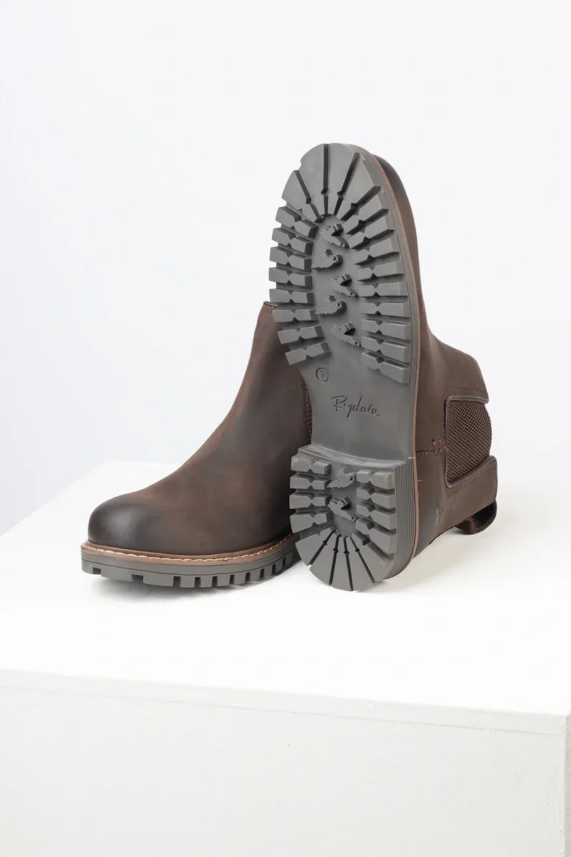 Rydale Sledmere II Men's Leather Chelsea Boots - Waxy Brown-2
