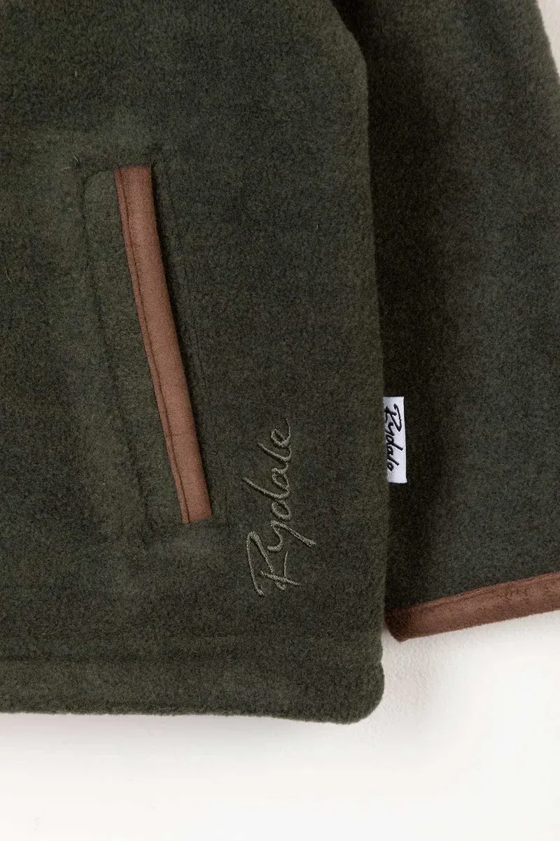 Rydale Kid's Huggate Mini Fleece Jacket - Khaki-1