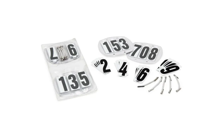 Shires Clear Bridle Number Kit