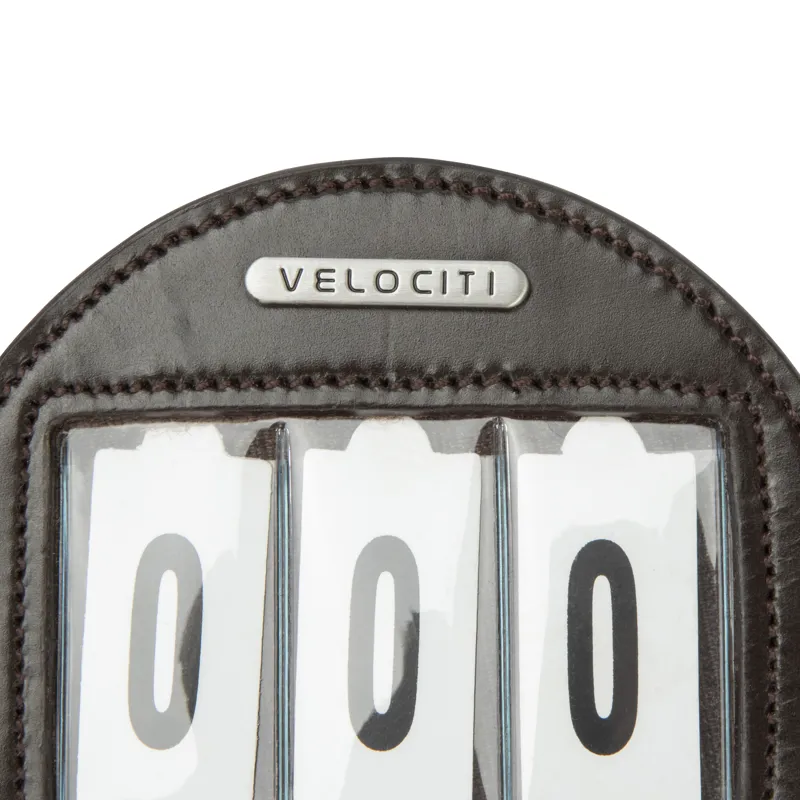 Shires Velociti Competition Round Number Holder - Havana-2