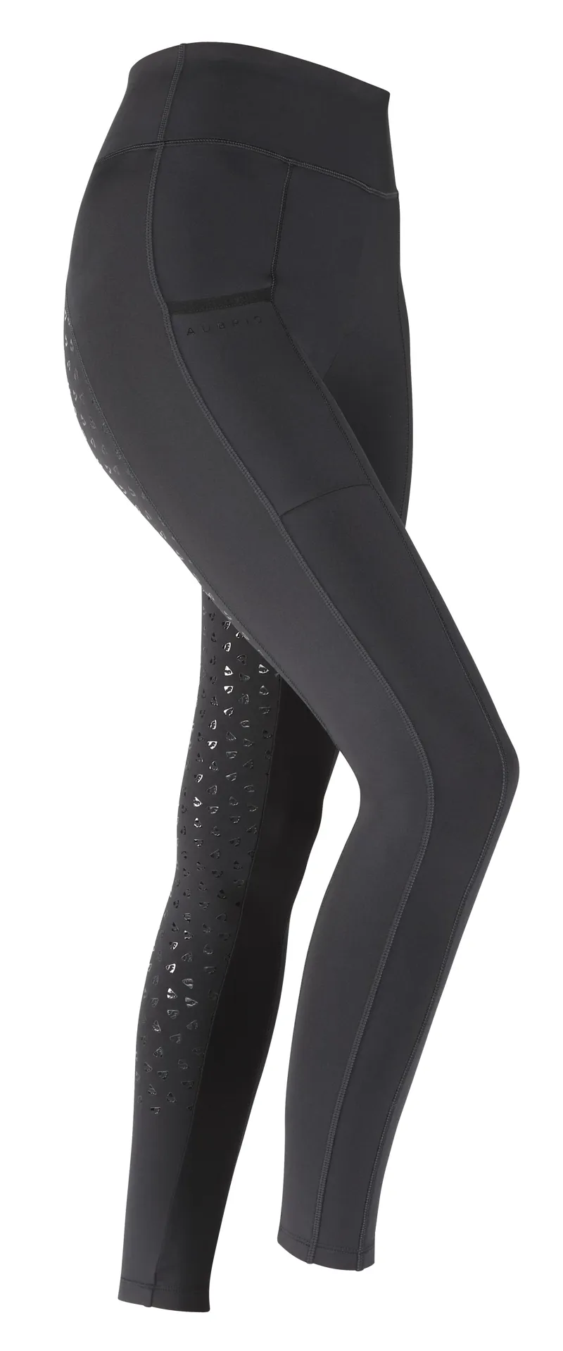 Shires Aubrion Hudson Ladies Riding Tights - Black