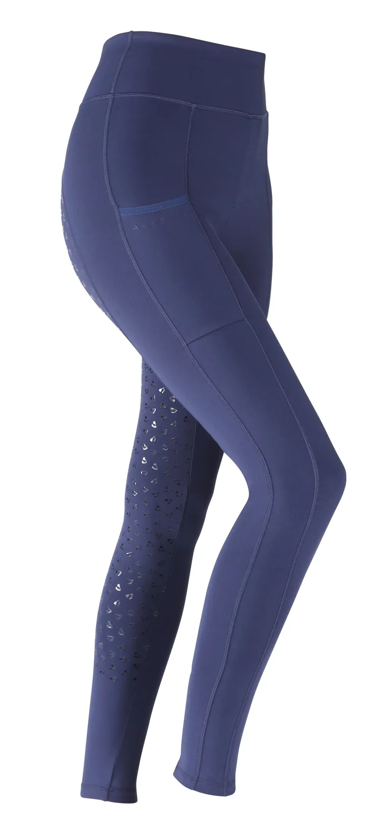 Shires Aubrion Hudson Maids Riding Tights - Navy