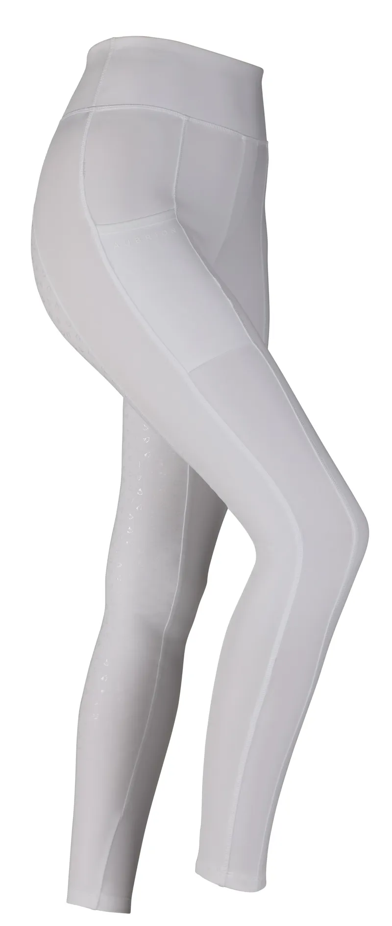 Shires Aubrion Hudson Ladies Riding Tights - White