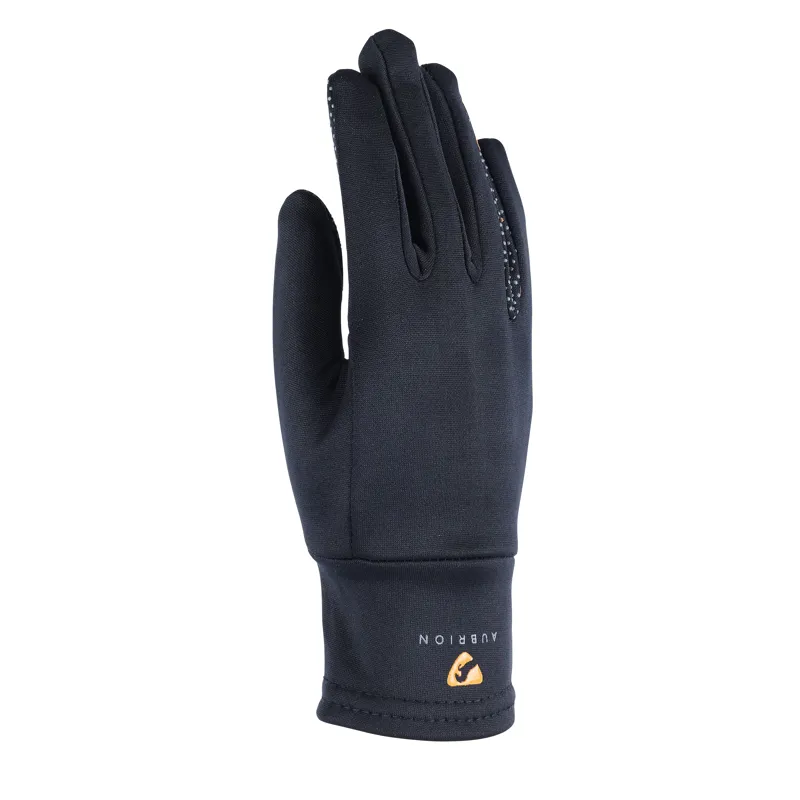 Shires Aubrion Patterson Thermo Riding Gloves - Black-3