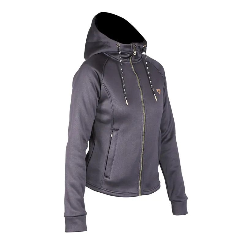 Shires Aubrion Kilburn Ladies Hoodie - Charcoal-2