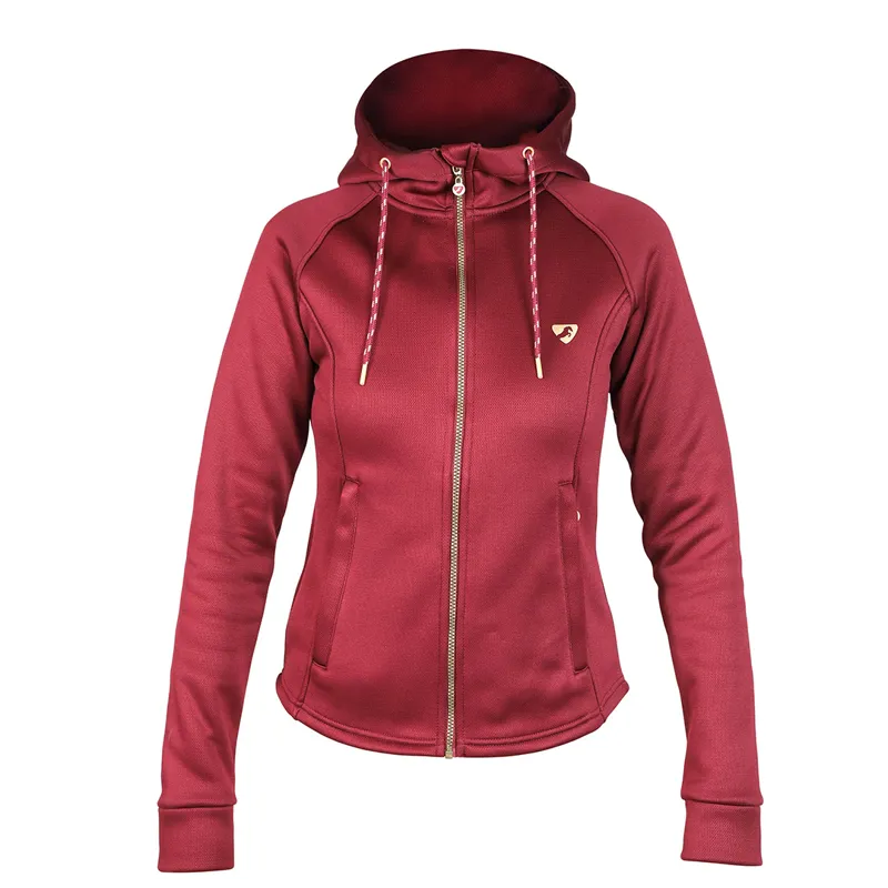 Shires Aubrion Kilburn Ladies Hoodie - Wine-1