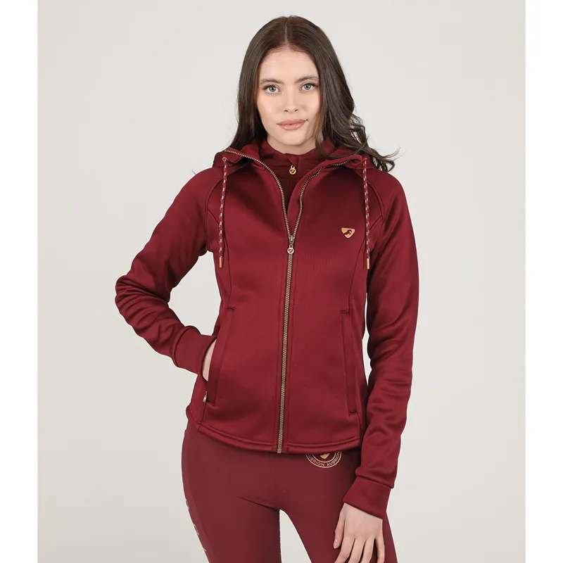 Shires Aubrion Kilburn Ladies Hoodie - Wine