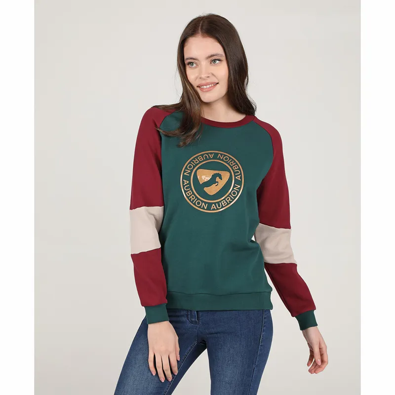 Shires Aubrion Women's Boston Sweatshirt - Dark Green