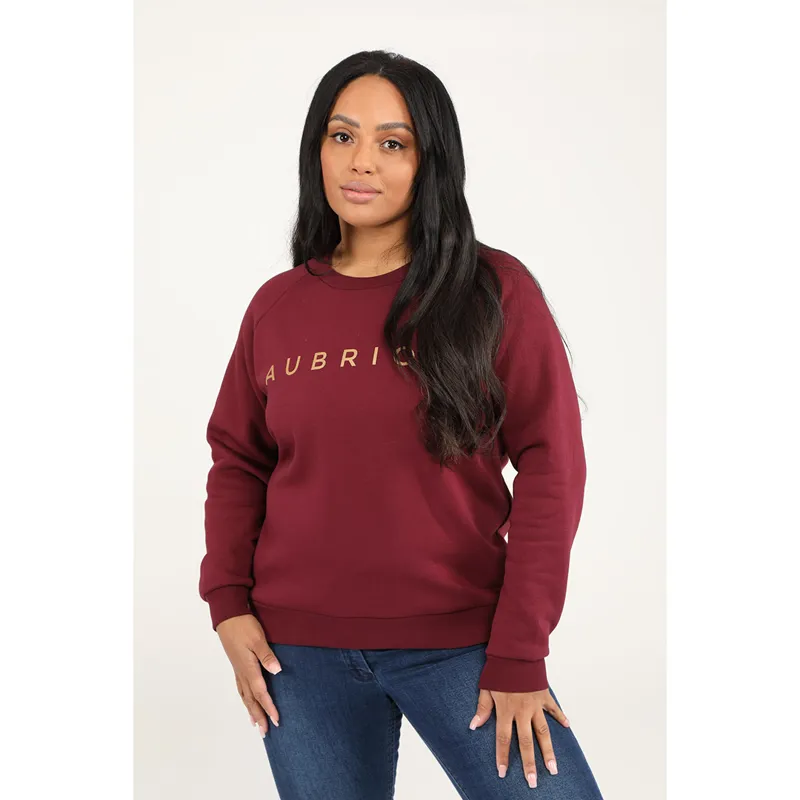 Shires Aubrion Women's Boston Sweatshirt - Wine-2