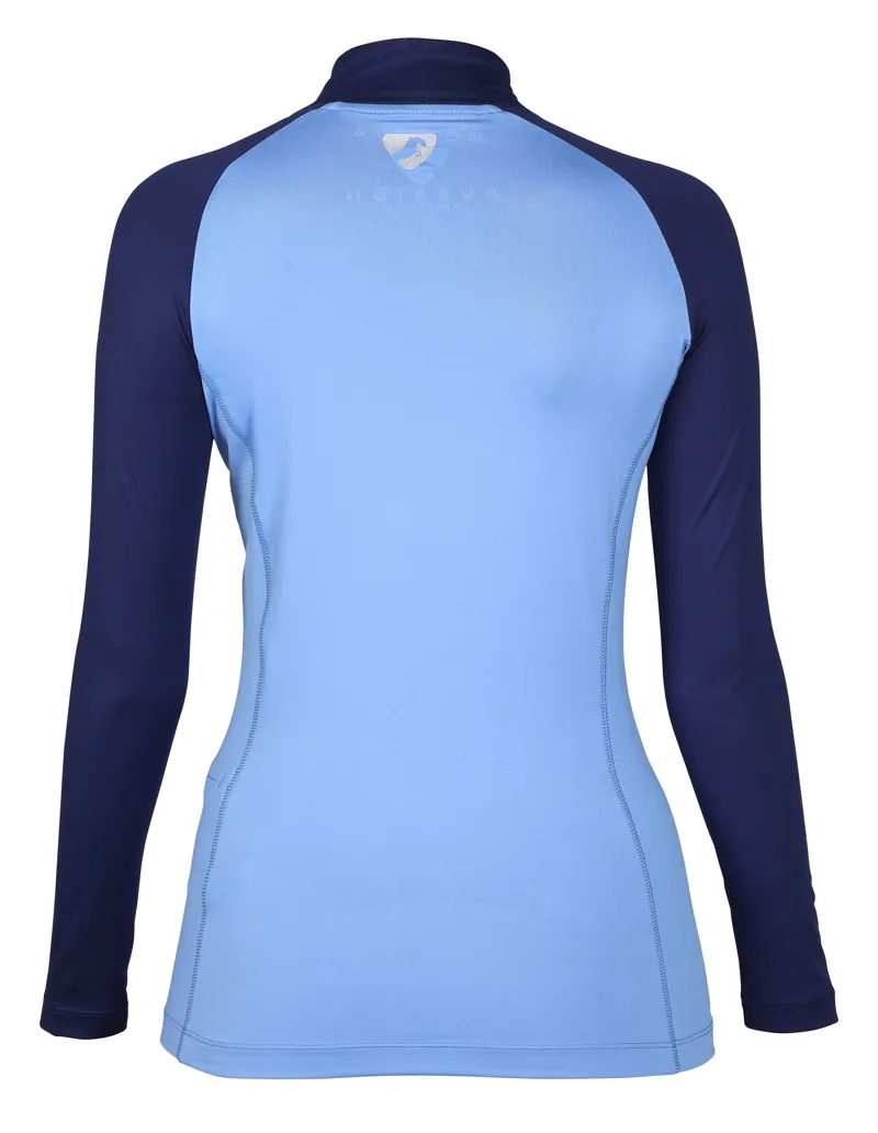 Shires Aubrion Newbury Ladies Long Sleeve Base Layer - Sky Blue - Medium-1
