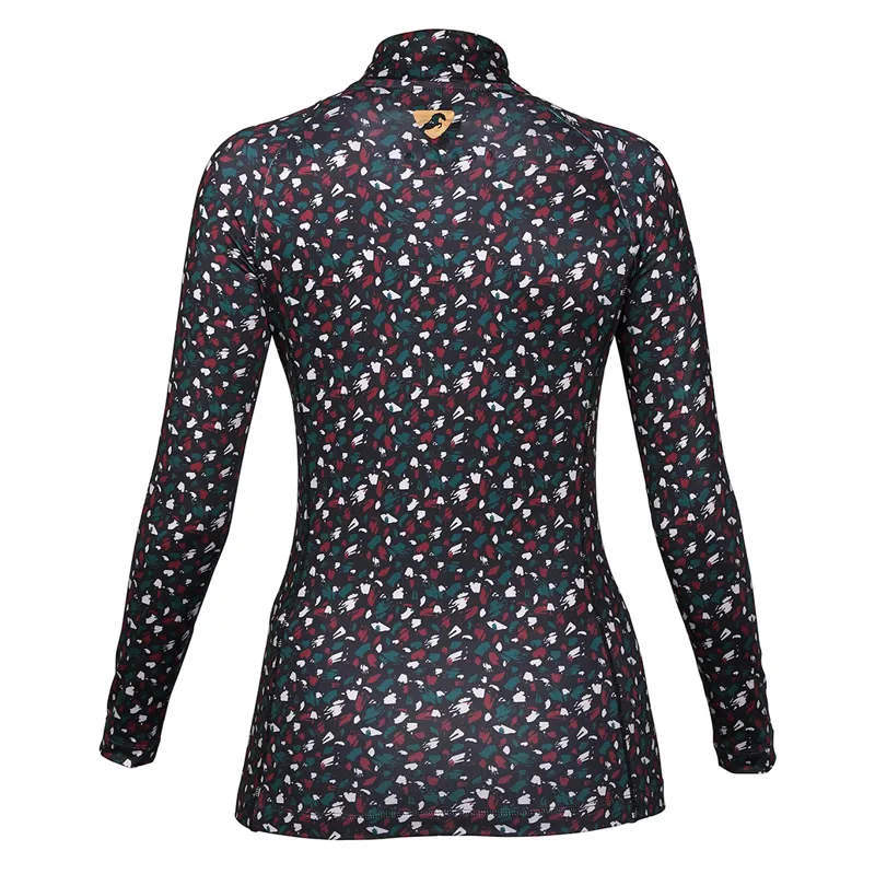 Shires Aubrion Newbury Ladies Long Sleeve Base Layer - Brushstroke-1