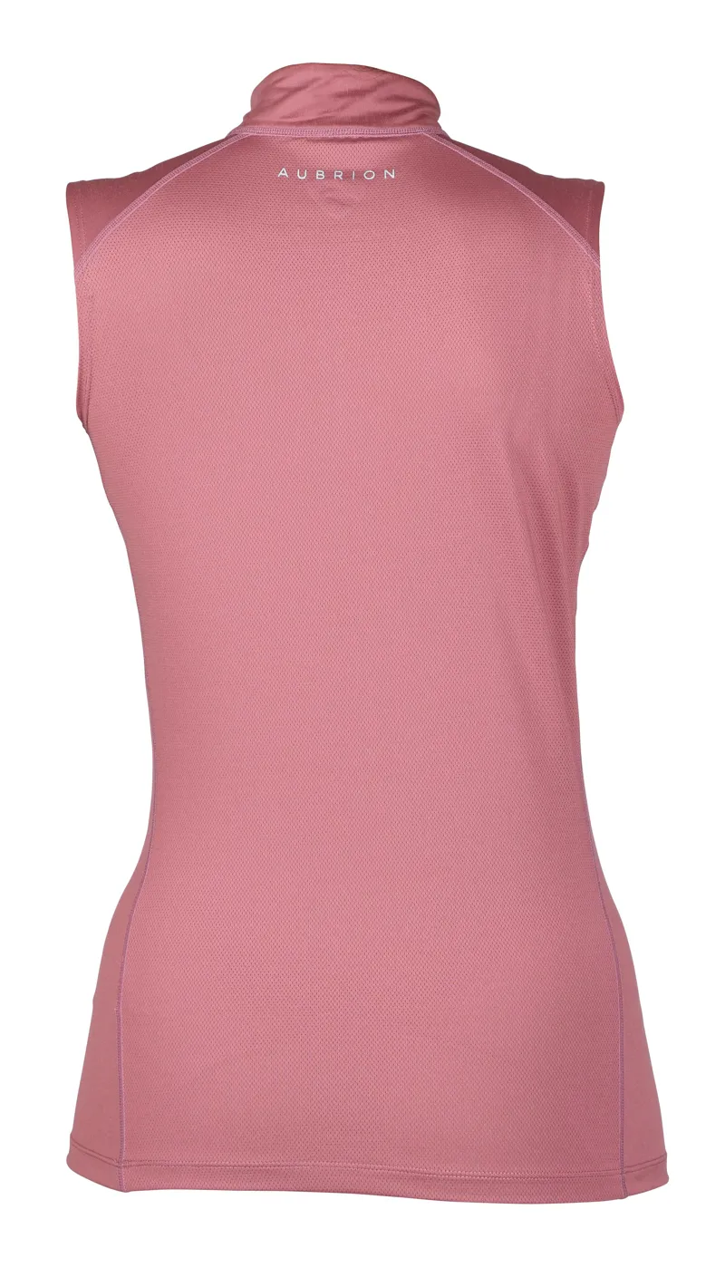 Shires Aubrion Westbourne Sleeveless Ladies Base Layer - Dusky Pink-1