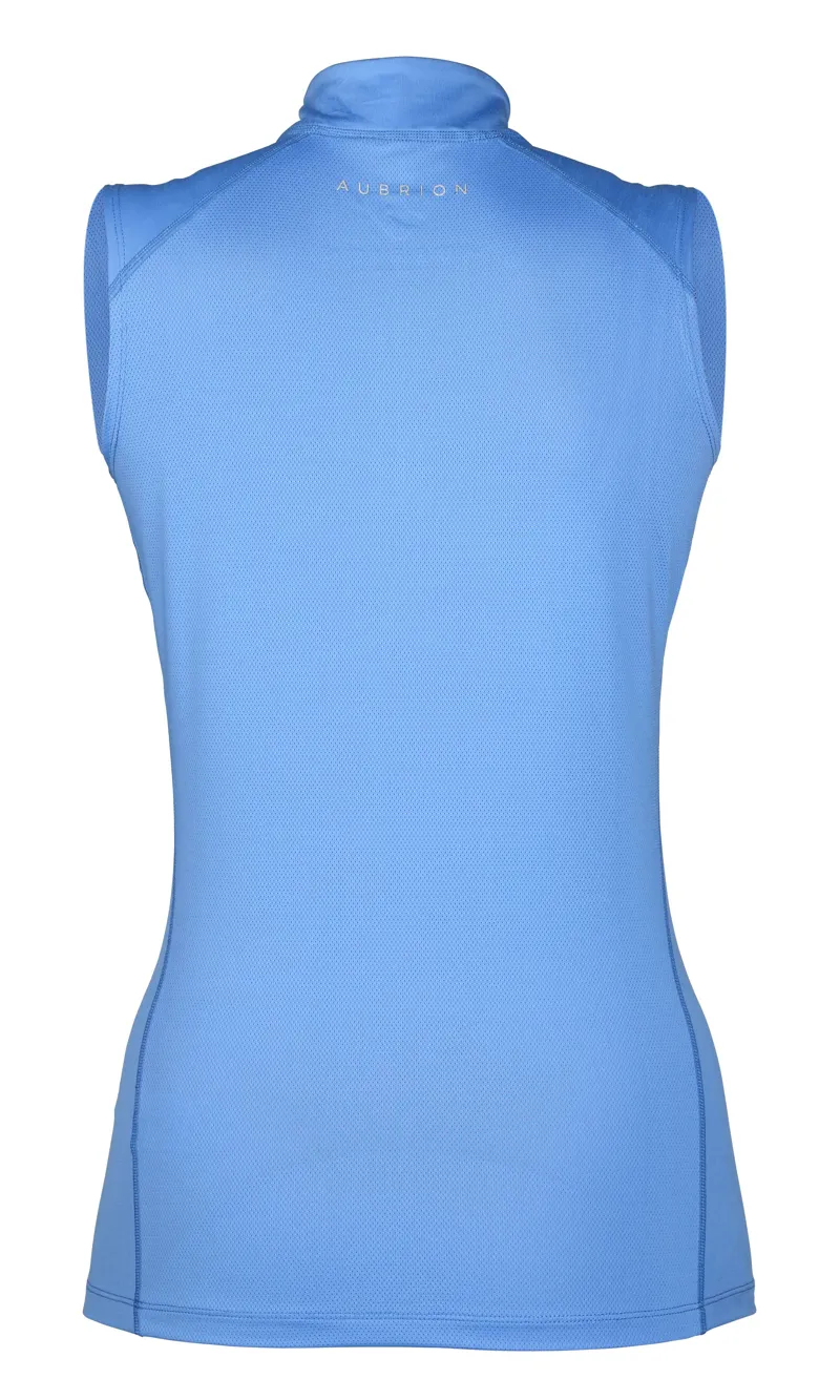 Shires Aubrion Westbourne Ladies Sleeveless Base Layer - Sky Blue-2