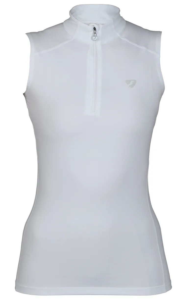Shires Aubrion Westbourne Ladies Sleeveless Base Layer - White