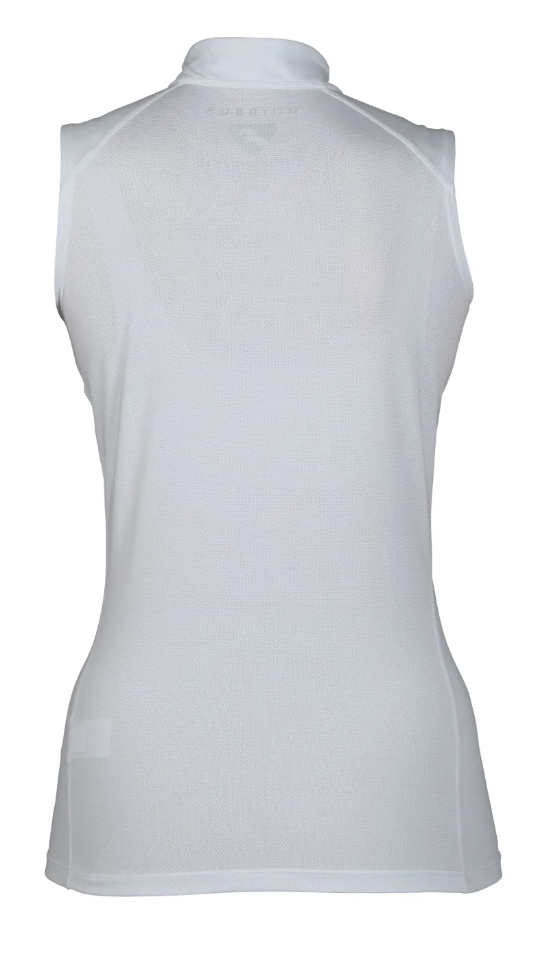 Shires Aubrion Westbourne Ladies Sleeveless Base Layer - White-2