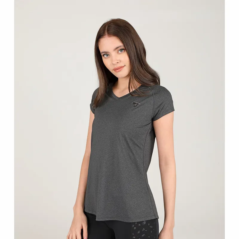 Shires Aubrion Elverson Tech Ladies T-Shirt - Charcoal-2