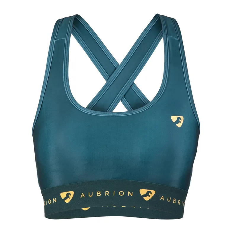 Shires Aubrion Dagenham Sports Bra - Dark Green