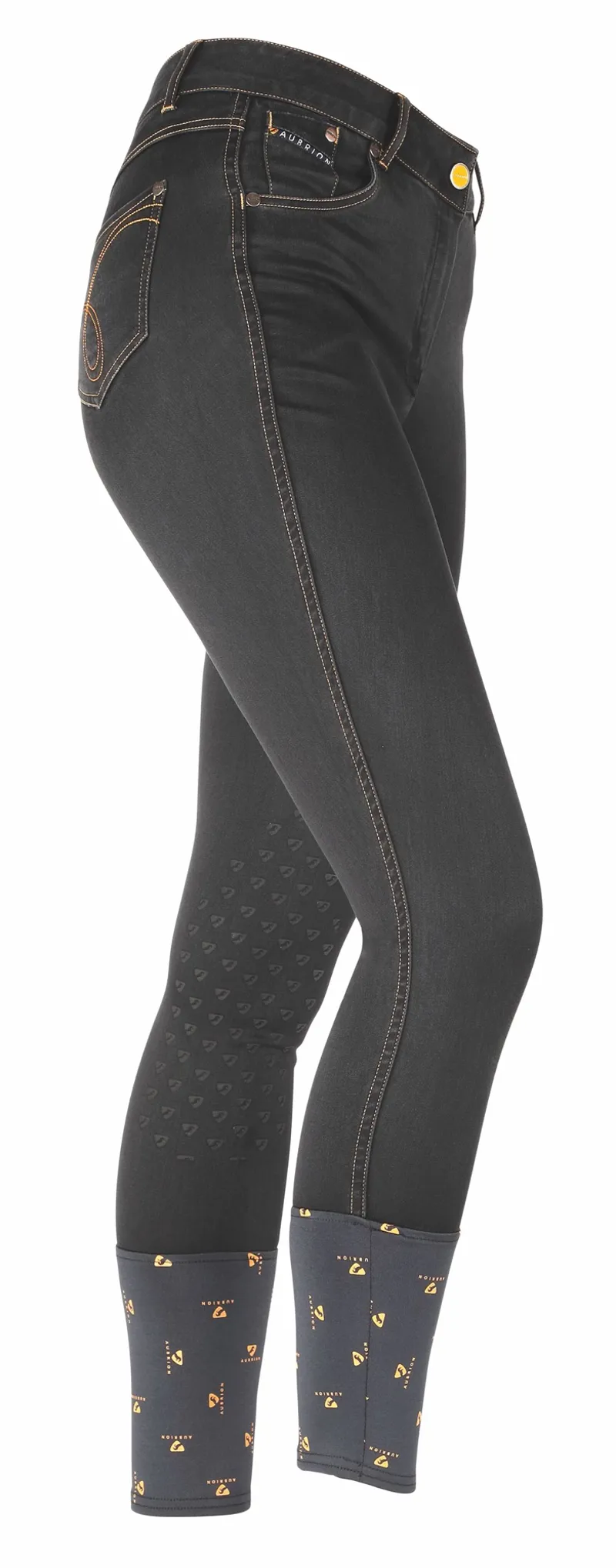Shires Aubrion Putney Denim Breeches - Black