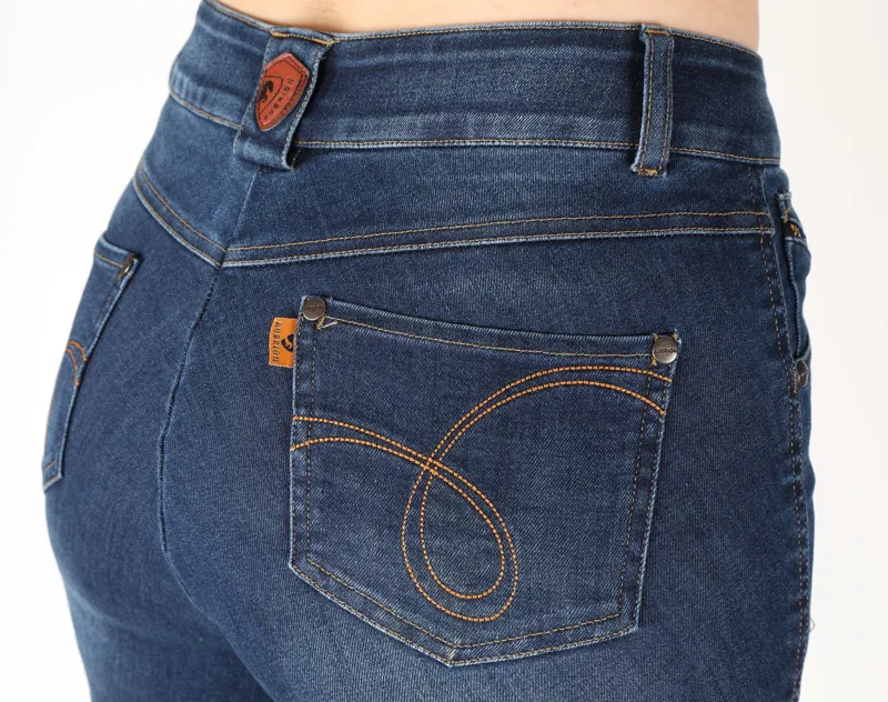 Shires Aubrion Putney Denim Childs Breeches - Dark Blue-2