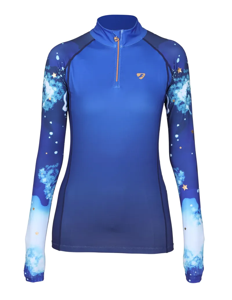 Shires Aubrion Hyde Park Ladies Cross Country Shirt - Midnight-2