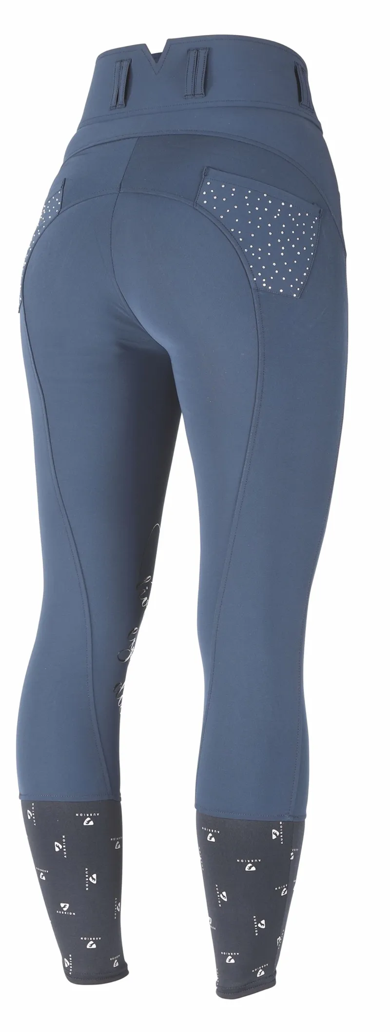 Shires Aubrion Queensway Children's Breeches - Navy-2