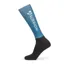 Shires Aubrion Young Rider Hyde Park Cross Country Socks - Teal Ditsy