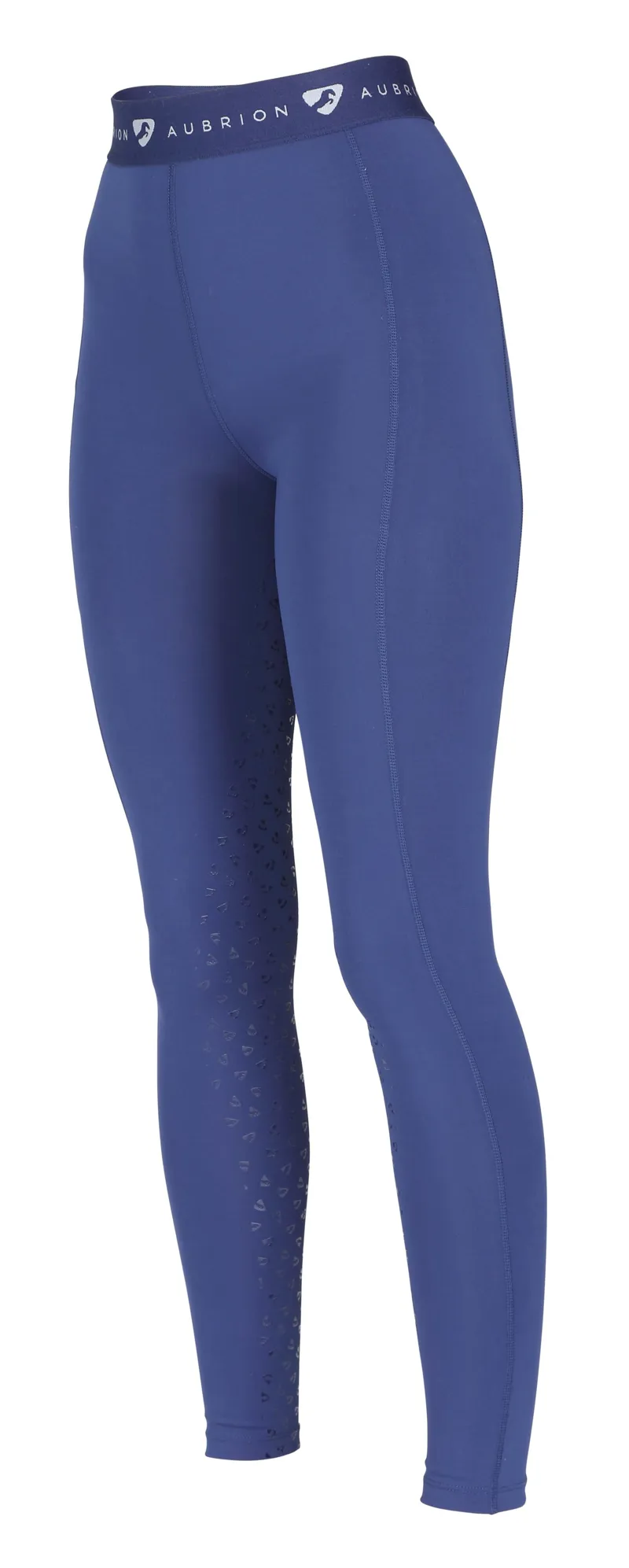 Shires Aubrion Dutton Ladies Riding Tights - Dark Navy - Large-1