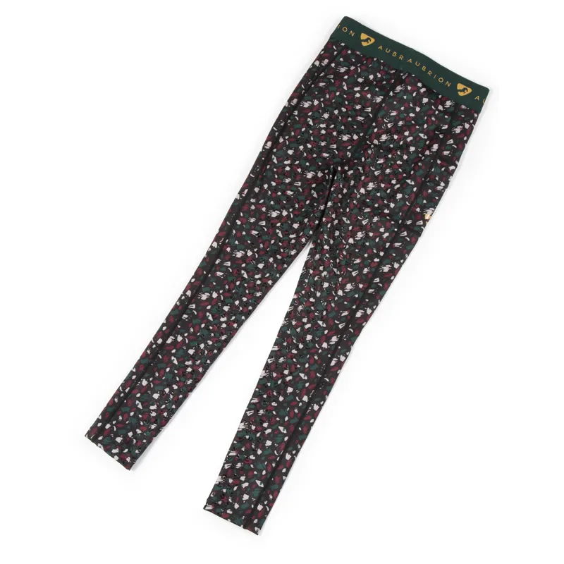 Shires Aubrion Dutton Girls Riding Tights - Brushstroke-1