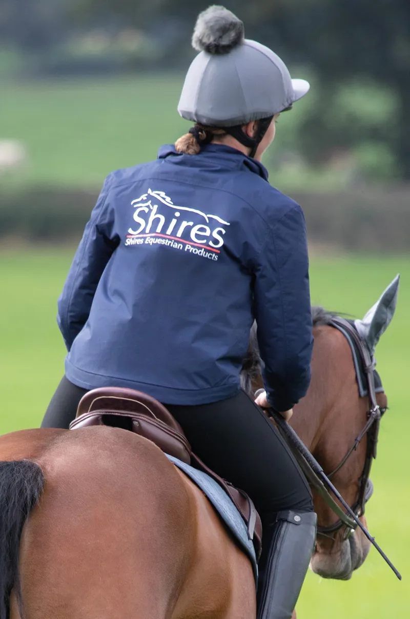 Shires Team Branded Childrens Jacket - Navy-2
